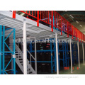 CE approved Non-slip Metal Steel Warehouse Mezzanine Storage Rack